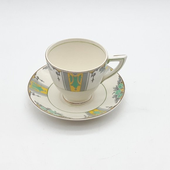 Tea Cup & Saucer by Wedgwood and Co. -Reg 547269 - Picture 1 of 10